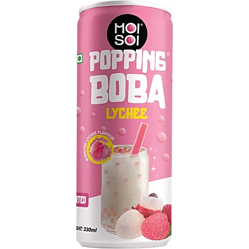 MOI SOI Popping Boba-Lychee 330 ml