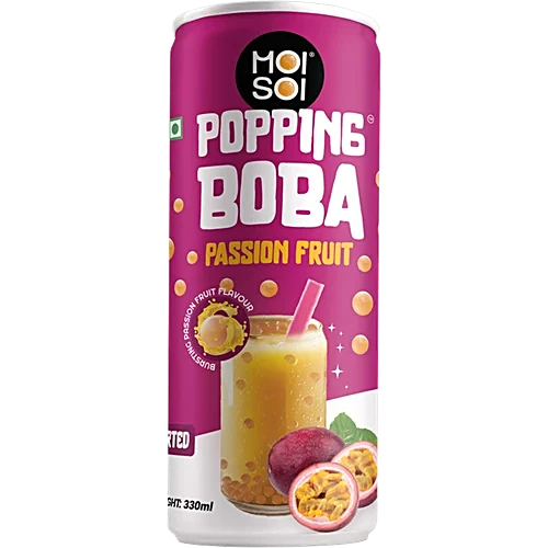 MOI SOI Popping Boba-Passionfruit 330 ml